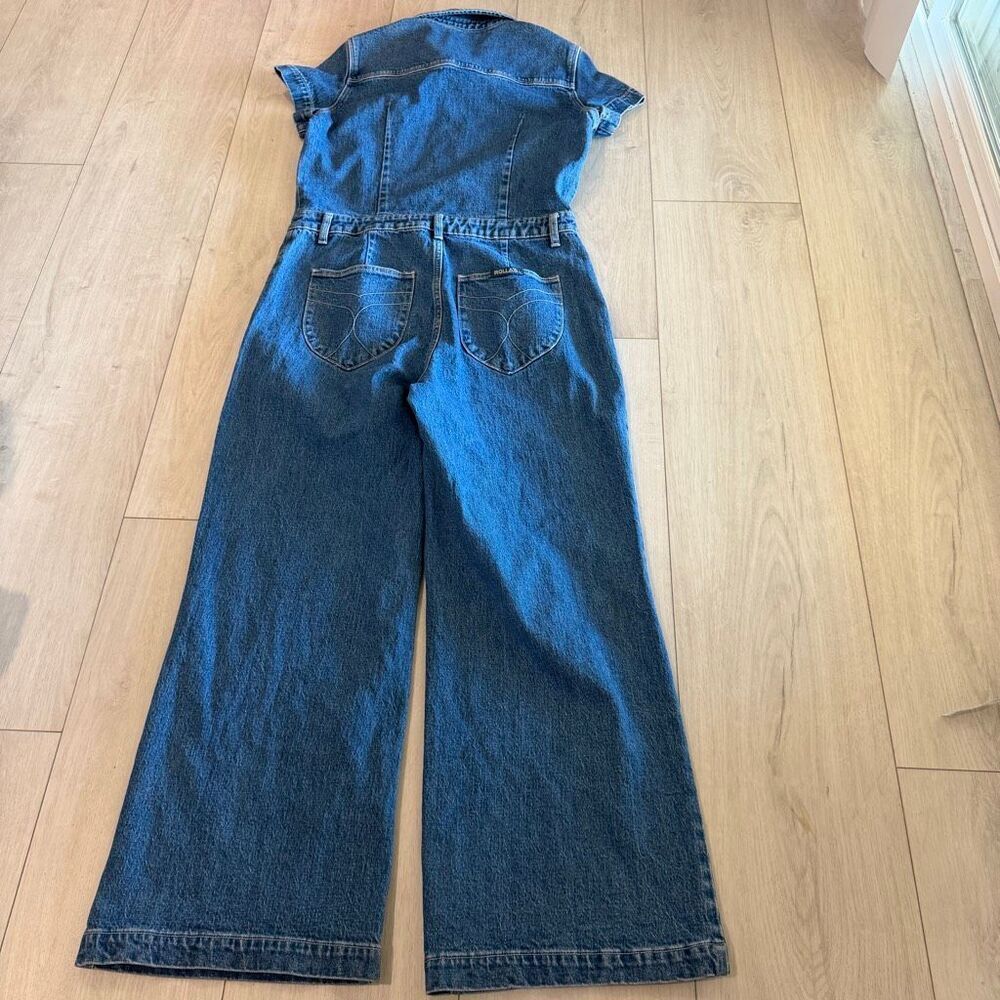 Rolla's Sailor Short Sleeve Denim Jumpsuit size XL - Picture 8 of 11
